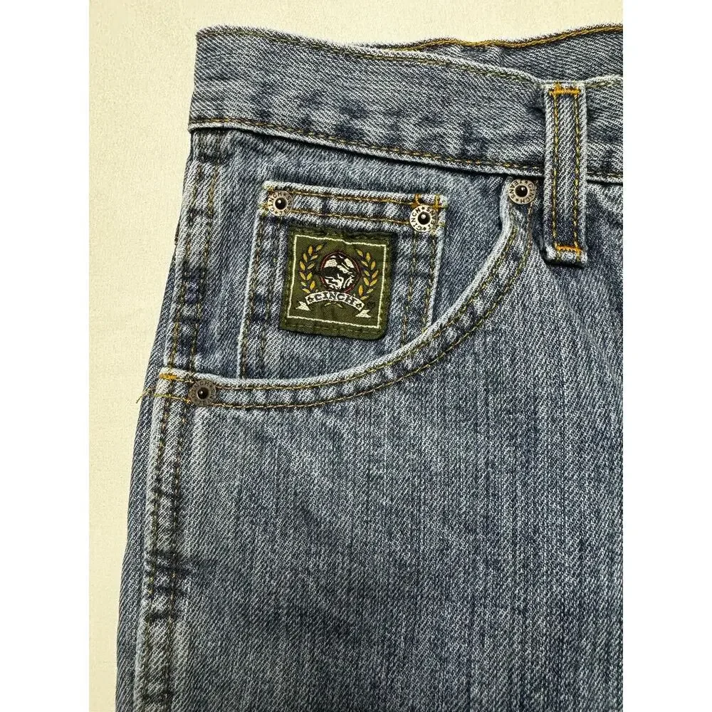 Cinch Men's Straight Leg Med Wash Blue Western Cowboy Jeans - Size 30x29.5 - Picture 6 of 7